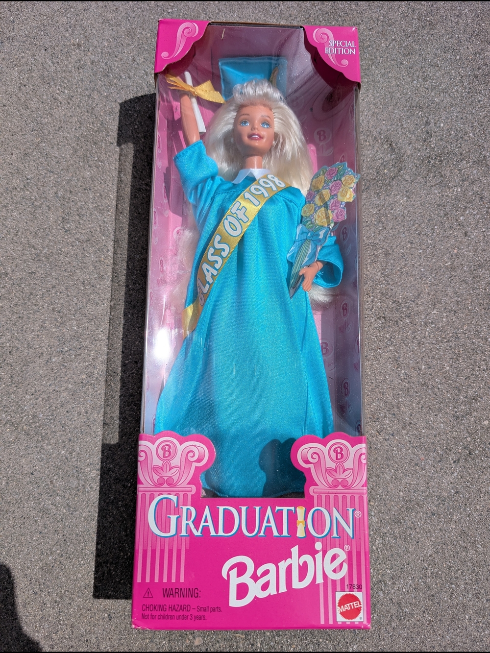 Barbie Pink Graduation Box Top